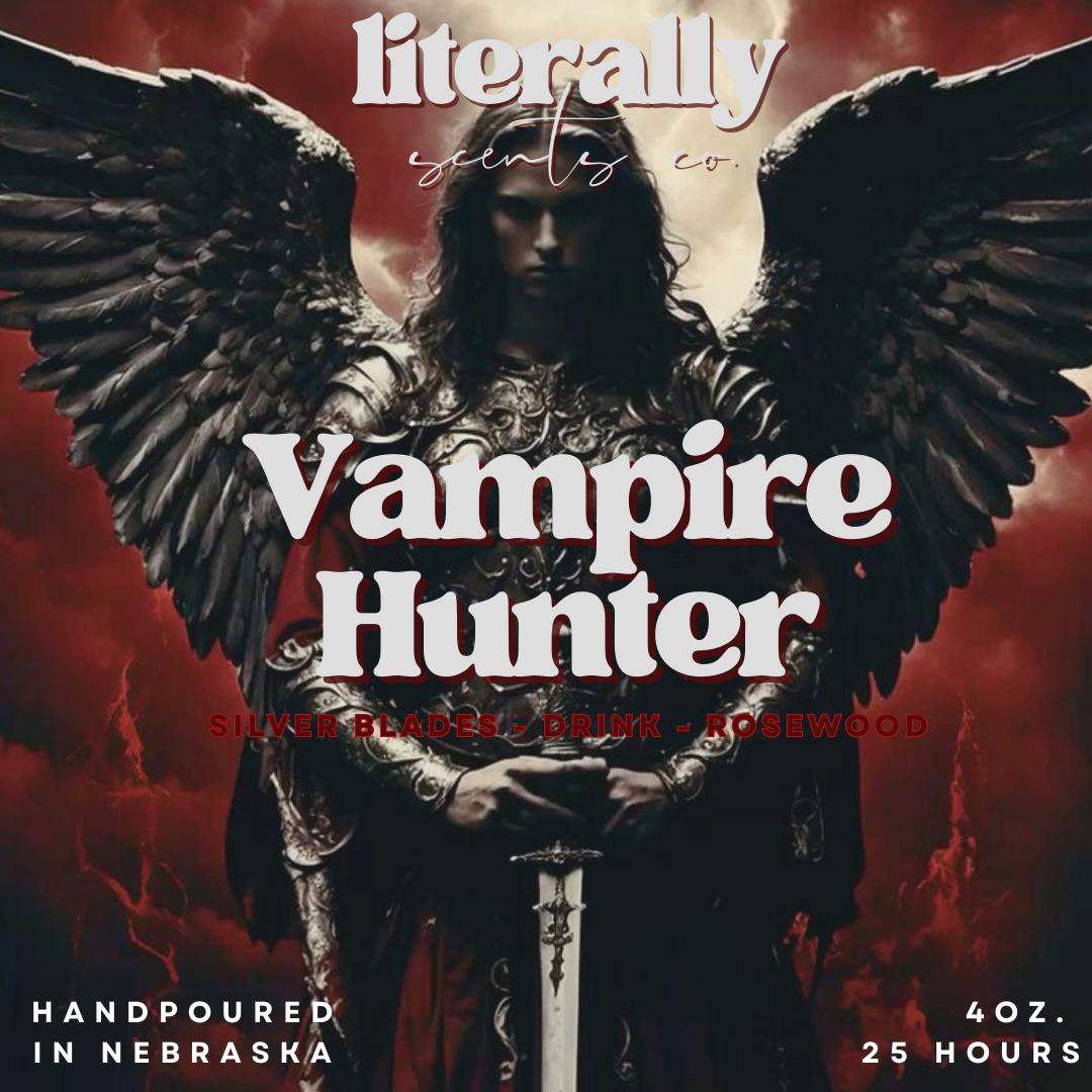 Vampire Hunter | whiskey, riding leathers, rosewood, & blessed silver