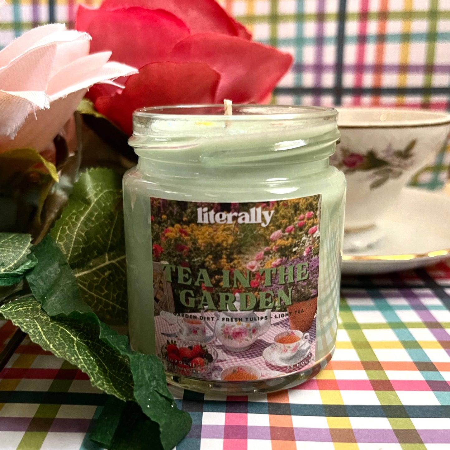 Tea in the Garden | garden dirt, tulips, & a cup of tea