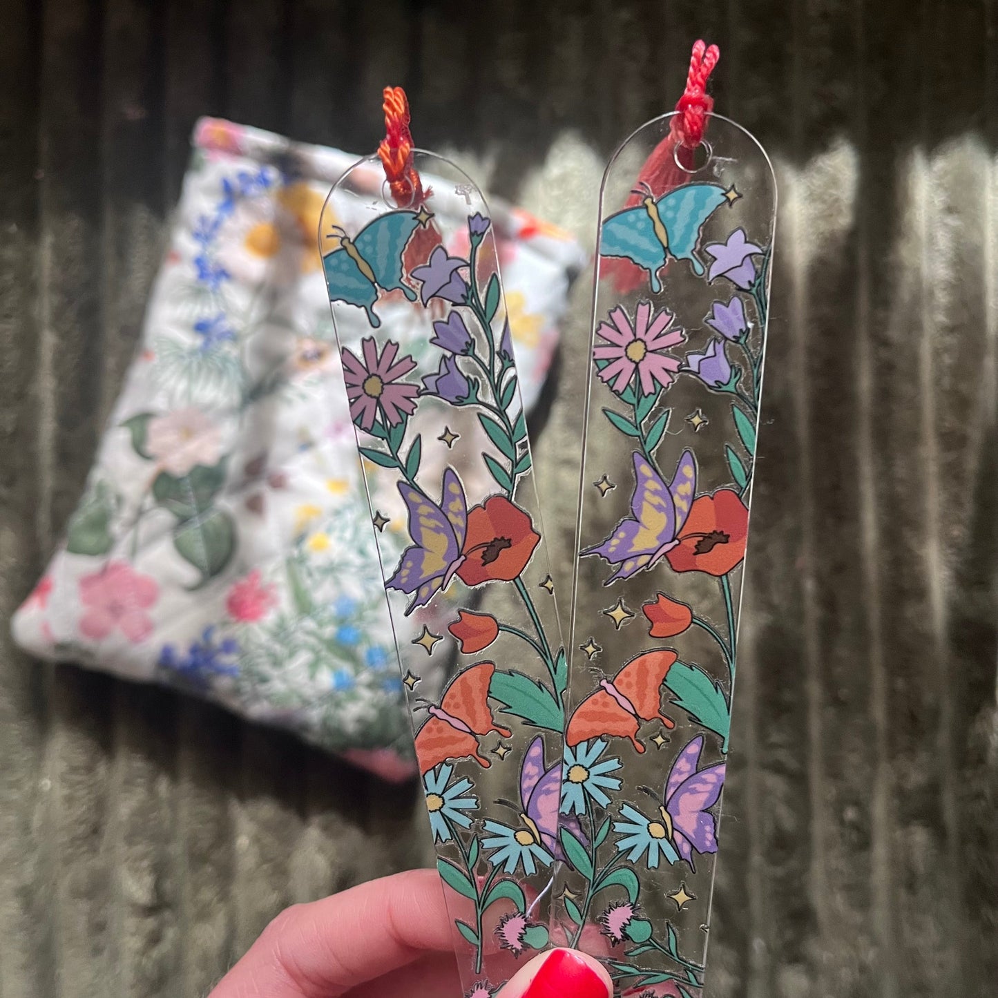 Butterfly Garden | Acrylic Bookmark