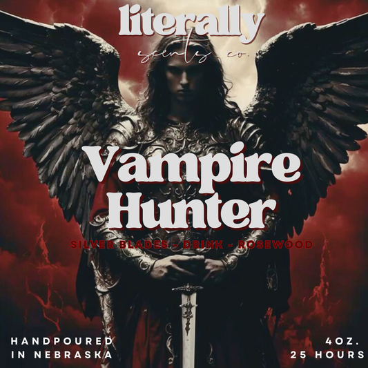 Vampire Hunter | whiskey, riding leathers, rosewood, & blessed silver