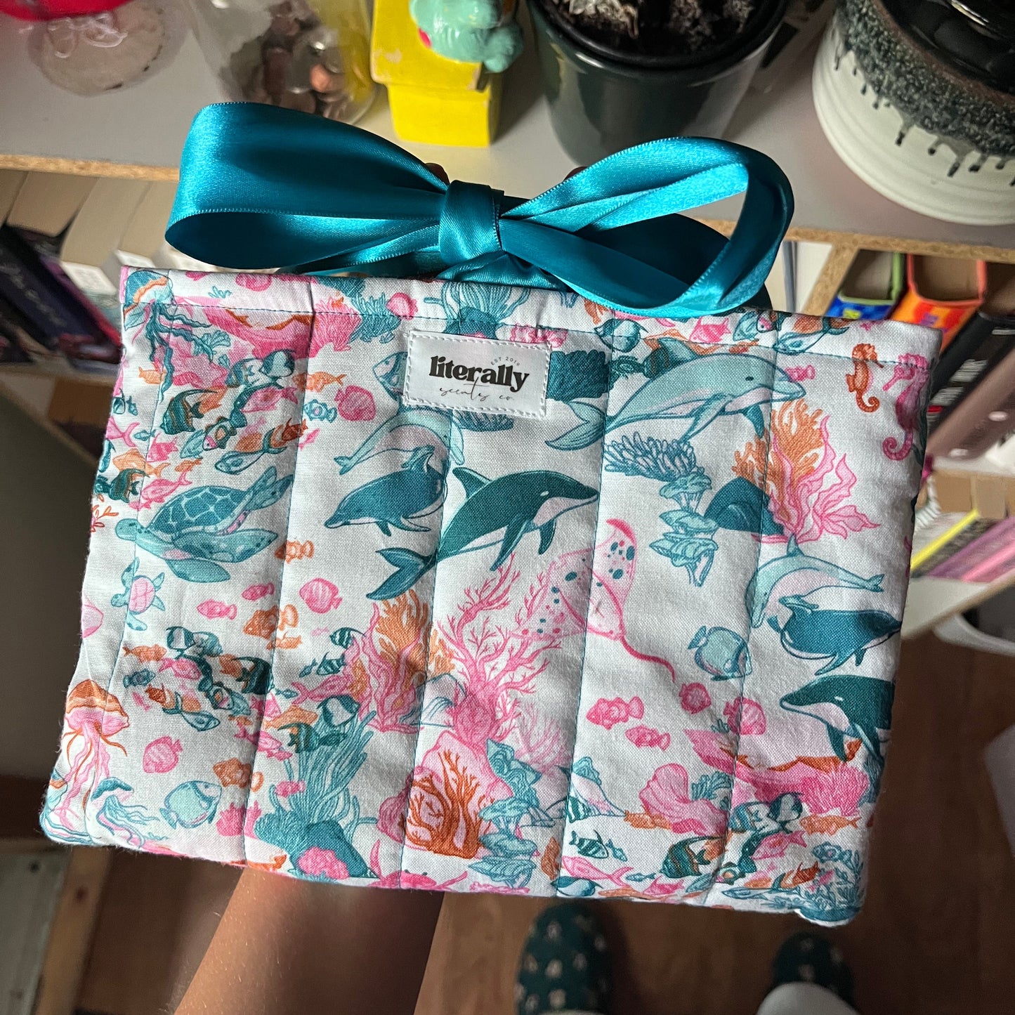 Deep Sea Diver Quilted Book Sleeve | June 1 of 1s