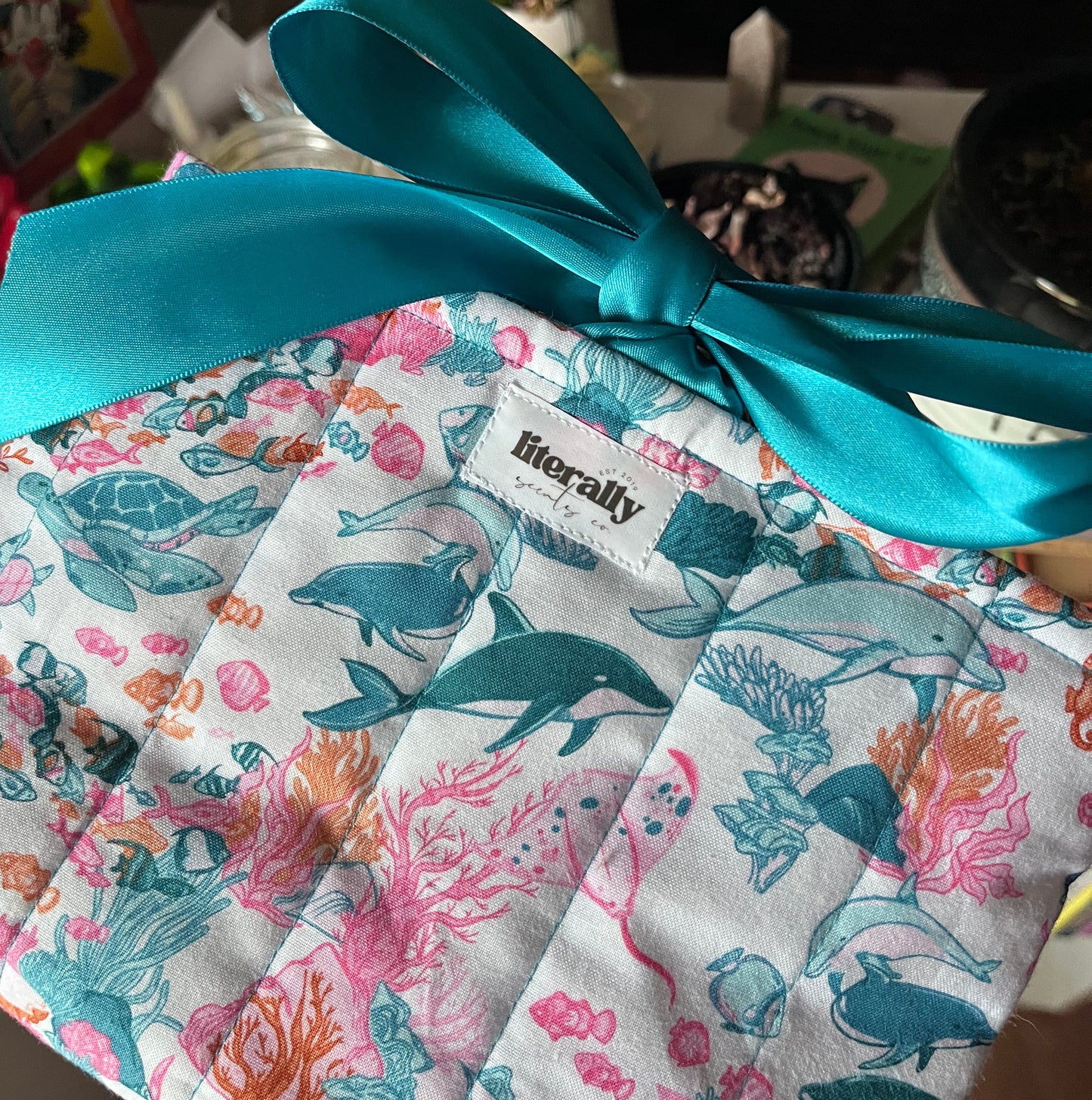 Deep Sea Diver Quilted Book Sleeve | June 1 of 1s