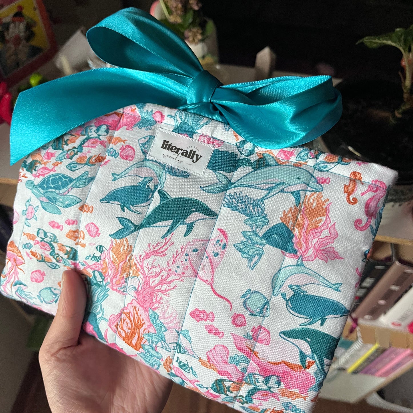 Deep Sea Diver Quilted Book Sleeve | June 1 of 1s
