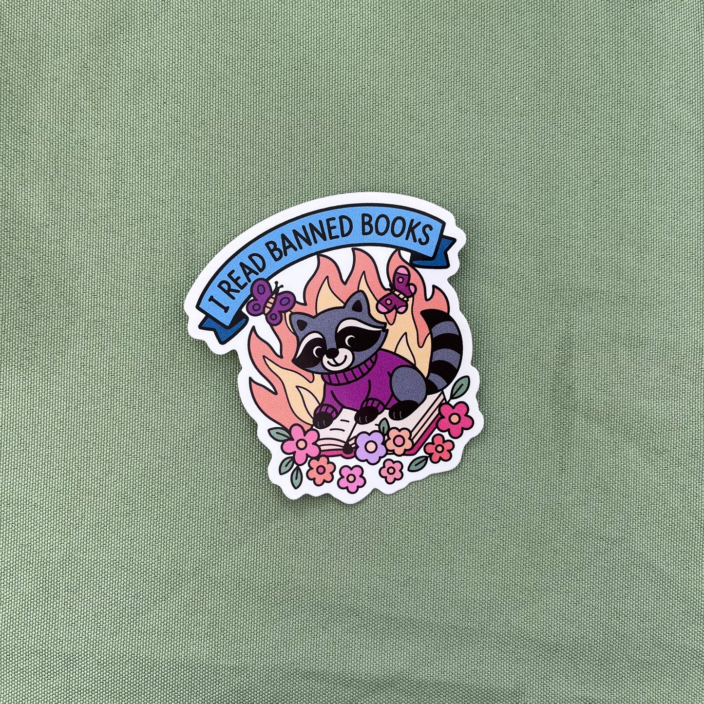 I Read Banned Books Sticker