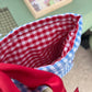 Cherry Picnic 🍒 Quilted Book Sleeve