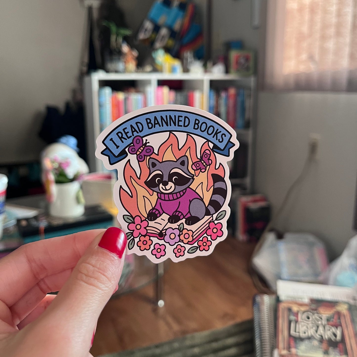 I Read Banned Books Sticker